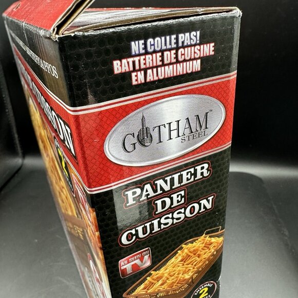 Gotham Steel Nonstick Crisper Tray Basket Oven Air-Fry Titanium Ceramic w Recipe - Picture 8 of 11